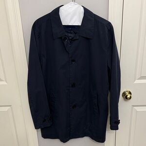 Cole Haan Men's Navy Trench Coat